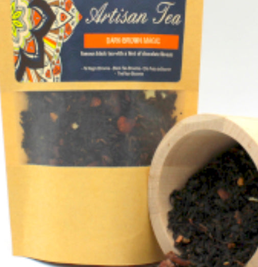 Dark Brown Magic Tea (Black Tea Brownie)