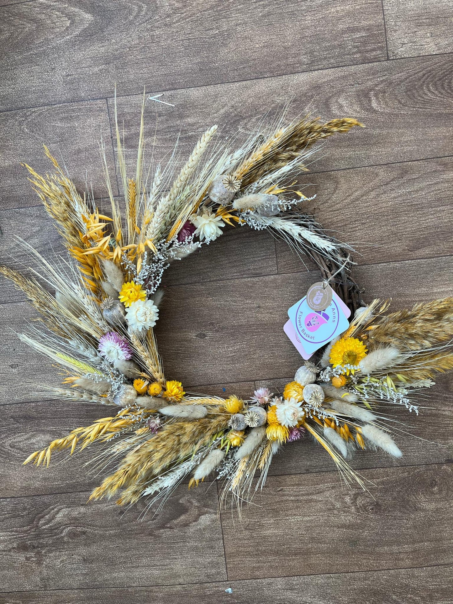 Yellow Grasses wreath