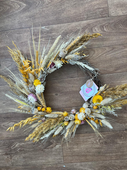 Yellow Grasses wreath