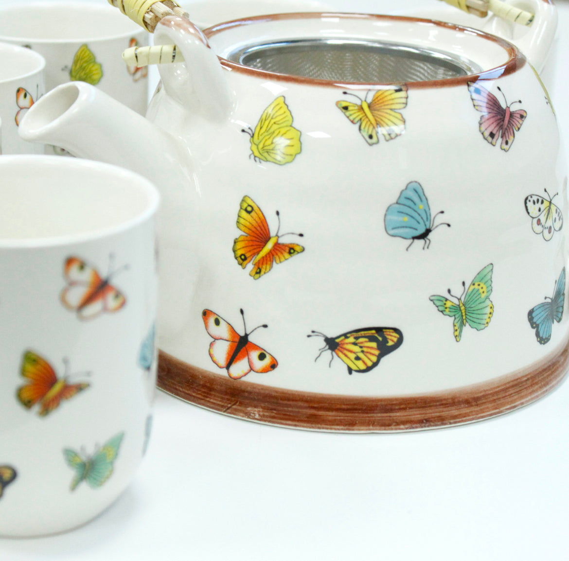 Herbal Teapot Set - Butterflies