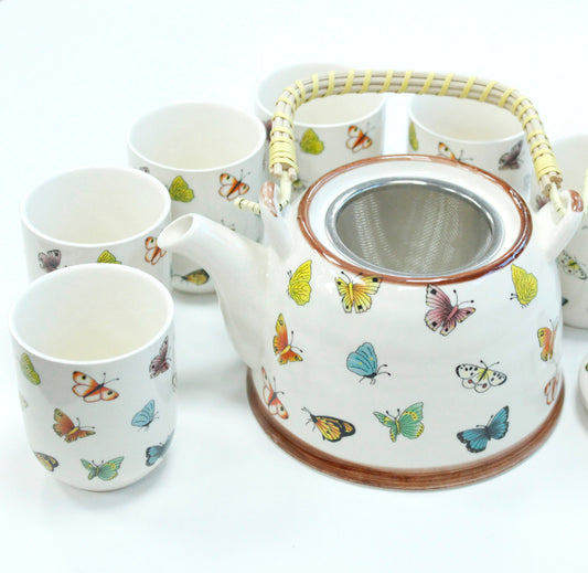 Herbal Teapot Set - Butterflies